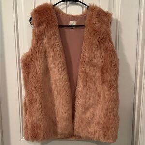 A New Day Faux Pink Fur Vest